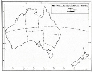 Flipkart.com | CRAFTWAFT POLITICAL MAP OF AUSTRALIA AND NEW ZEALAND ...