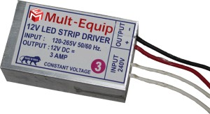 Mult-Equip 12V LED DC 12V 3A INPUT 50/60 36W 36 watt Constant Voltage 1 year Warranty LED Strip Driver LED Driver Price in India - Buy Mult-Equip 12V LED