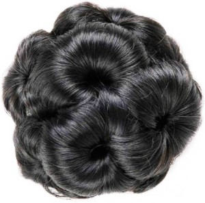 CRIBE Natural Black Clip Hair Bun Price in India - Buy CRIBE Natural Black  Clip Hair Bun online at 