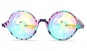 Arsimus Rave Claw Kaleidoscope Goggles Rainbow 