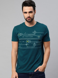 HRX by Hrithik Roshan Printed Men Round 
