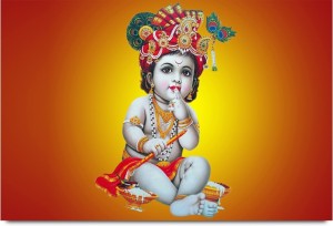 BAL GOPAL CUTE PIC Fine Art Print - Religious posters in India - Buy art,  film, design, movie, music, nature and educational paintings/wallpapers at  