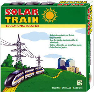 Solar shop train toy