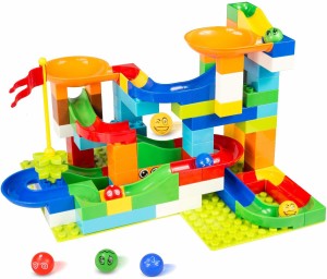 building blocks puzzle race track