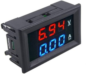 3/4 Bit DC 100V 10A/50A Voltmeter Ammeter Dual LED Digital Volt Amp Meter Gauge