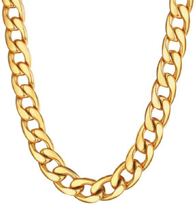 SILVERISH 24K Gold Plated Chain for 