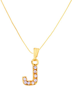 Gold Plated Pendant Necklace For Girls 