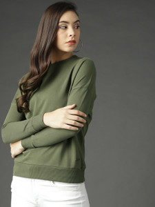 Buy Roadster Full Sleeve Solid Women 