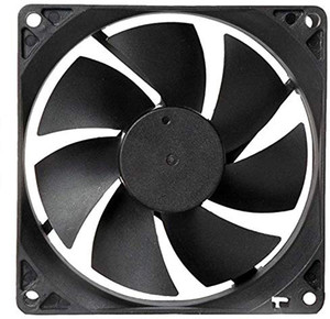 APTECHDEALS DC 12V Cooling Fan Black for PC Case CPU Cooler Radiator ...