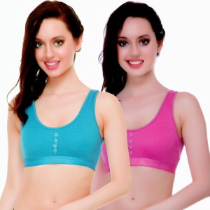 Plain Non Padded Sports Bra For Girls at Rs 27/piece in Thane