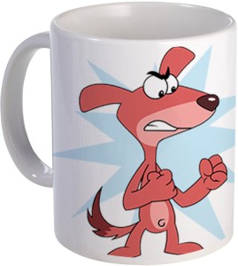 COLOR YARD best doggy don cartoons design on white Ceramic Coffee Mug Price  in India - Buy COLOR YARD best doggy don cartoons design on white Ceramic  Coffee Mug online at 