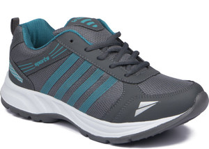 asian Wndr-13 Grey Green Sports Shoes