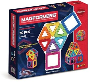 MAGFORMERS MAGFORMERS 30 pieces MAGNETIC CONSTRUCTION SET FOR BRAIN DEVELOPMENT 