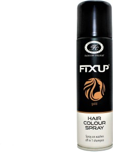 FASHION COLOUR FIXUP Temporary Spray , GOLD - Price in India, Buy FASHION COLOUR  FIXUP Temporary Spray , GOLD Online In India, Reviews, Ratings & Features |  