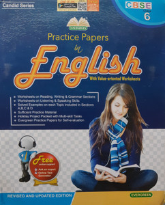 Evergreen Practice Paper In English Class 6 CBSE: Buy Evergreen