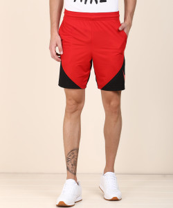 mens nike shorts red