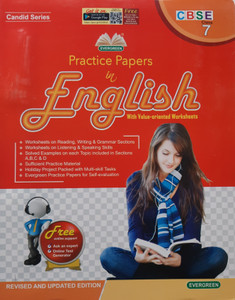 Evergreen Practice Paper In English Class 7 CBSE: Buy Evergreen