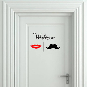 Flipkart SmartBuy 30 cm Bathroom Door Sticker Non-Reusable Sticker ...