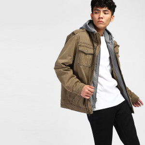 LEVI'S Full Sleeve Solid Men Jacket 