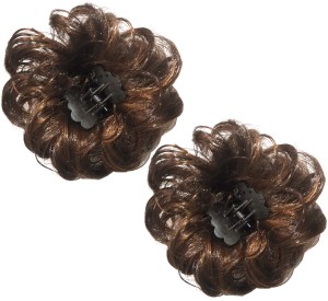 SK Craft Juda Hair Clutcher Clip Golden Brown Color With Artifical Hair Bun  Price in India - Buy SK Craft Juda Hair Clutcher Clip Golden Brown Color  With Artifical Hair Bun online
