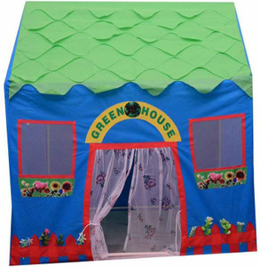 jk int Green Tent House for Kids.(3 to 