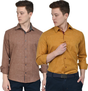 Yellow brown shirt clearance