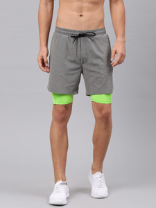 HRX by Hrithik Roshan Solid Men Grey 