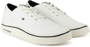 tommy hilfiger blue canvas shoes