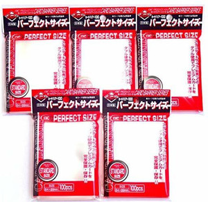 kmc 100 pochettes card barrier perfect size soft sleeves 2 Pack Value Set ! : Toys & Games one opening to the lower side and you will keep dirt Card Barrier Soft Sleeves Kmc