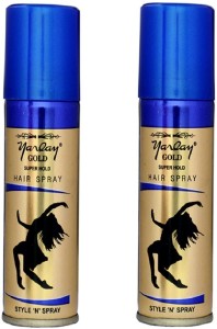 Yarlay Gold Super Hold Hair Spray, 100ml Each, Combo (Pack of 2) Hair Spray  - Price in India, Buy Yarlay Gold Super Hold Hair Spray, 100ml Each, Combo  (Pack of 2) Hair Spray Online In India, Reviews, Ratings & Features |  