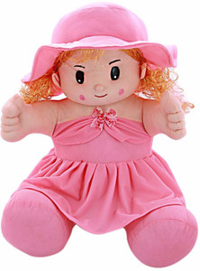 jassi toys Cute Huggable and Loveable Doll with Hair for Someone