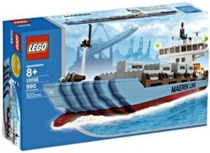 LEGO Exclusive 10155 Maersk Line Container Ship (2010) - Exclusive