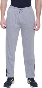 Proteens Solid Men Grey Track Pants 