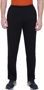Proteens Printed Men Black Track Pants 