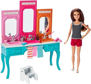 Barbie bathroom set uk shop