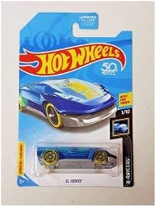 Hot Wheels Th Anniversary X Raycers El Viento Blue Treasure Hunt Th