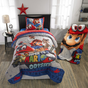 Super Mario Bros. Polyester Single 