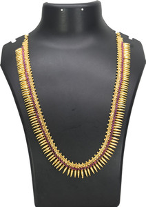 Kollam Supreme Gold Plated Ruby Stone 