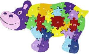 New Hippo Wooden Jigsaw Puzzle 