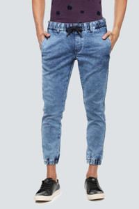 LOUIS PHILIPPE Jogger Fit Men Blue 