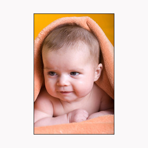 Textured Cute Baby Poster for Pregnant Women & Expecting Mothers