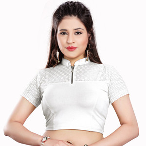 ZALDIAIMPEX Band collar Women Blouse 