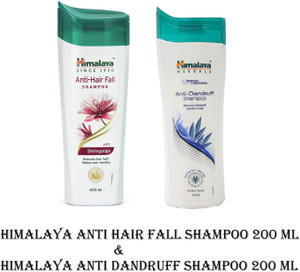 Himalaya Herbals Anti-Hair Fall Shampoo – 400 Ml, Mit Rizinusöl & Koffein, Für Alle Haartypen (2er Pack)