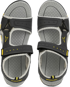 Buy POWER KAIDO Men Grey Sports Sandals 