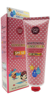 magic glutathione sunscreen CATHY DOLL - SPF 50 PA+++ L-Glutathione Cream For Skin Whitening And Sun Protection - Price in India, Buy CATHY DOLL Sunscreen facecare 4 hours. BPC-157:10mg Vial S-Acetyl L-Glutathione Powder -
