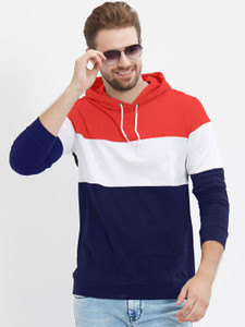 Buy LEWEL Full Sleeve Color Block Men 
