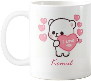 Exocticaa Komal I Love You Romantic Quotes 67 Ceramic Coffee Mug Price in India - Buy Exocticaa Komal I Love You Romantic Quotes 67 Ceramic Coffee Mug online at Exocticaa Komal I Love You Romantic Quotes 67 Ceramic Coffee Mug Price in India - Buy Exocticaa Komal I Love You Romantic Quotes 67 Ceramic Coffee Mug online at