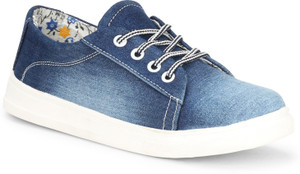 Gomingle Denim Sneaker Shoes for women