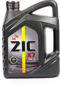 ZIC X7 10W40 ZIC X7 10W-40 (API SN PLUS, 4 Liter) 100% FULLY SYNTHETIC ...