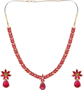 Original ruby clearance necklace set